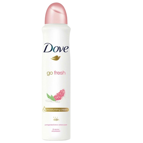 Dove-Go-Fresh-Spray-Pomegranate-Lemon-Verbena-250Ml-1-removebg-preview اسپری ضد تعریق 250 میل داو مدل گو فرش انار - Image 1