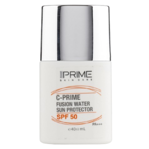 فلوئید ضد آفتاب SPF50 حاوی ویتامین سی 40میل فیوژن واتر رنگ بژ طبیعی پرایم