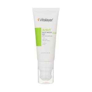 ژل شست‌وشوی صورت ویتالیر 200میل مناسب پوست های چرب و مختلط مدل اکتیویت