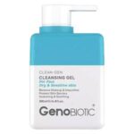 ژل شستشوی صورت ژنوبایوتیک مدل نیلوفر آبی مناسب پوست های خشک و حساس حجم 200 میلی لیتر