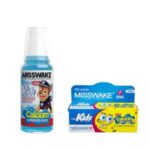 دهان شویه کودک میسویک مدل Chase حجم 200 میلی لیتر به همراه خمیردندان کودک میسویک مدل باب اسفنجی حجم 50 میلی لیتر