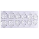 چسب ناخن مصنوعی مدل GL مجموعه 12 عددی