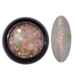 پودر کروم ناخن سی سی ال مدل دانه درشت نئونی 11