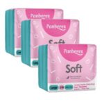 مجموعه 3 عددی نوار بهداشتی روز پنبه ریز مدل Normal، سایز L با ضخامت خیلی نازک، لایه رویی پنبه با جذب خیلی زیاد، بسته 10 عددی، ضد حساسیت، دارای بسته‌بندی تکی