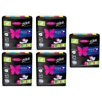 نوار بهداشتی تافته مدل پروانه ویژه شب مجموعه 5 عددی