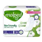 نوار بهداشتی بالدار ضخیم مولپد مدل  Maxi Soft Single Pack سایز خیلی بزرگ بسته 10 عددی
