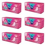 نوار بهداشتی نانسی مدل نانوون سایز بزرگ شش بسته 10 عددی