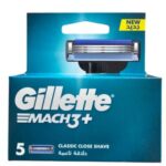 تیغ یدک ژیلت مدل +Gillette Mach 3 بسته 5 عددی